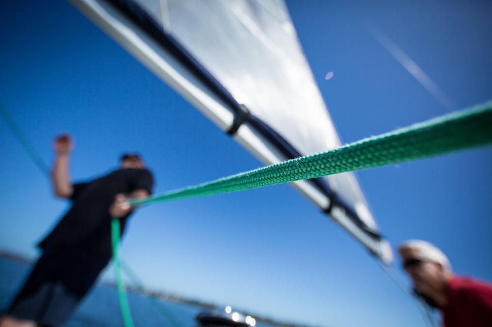 Free Image of Person on a Boat 