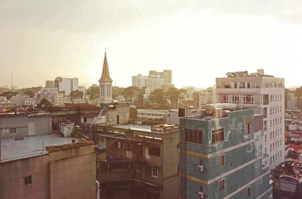 Free Stock Photo of City View From Tall Building | Download Free Images ...