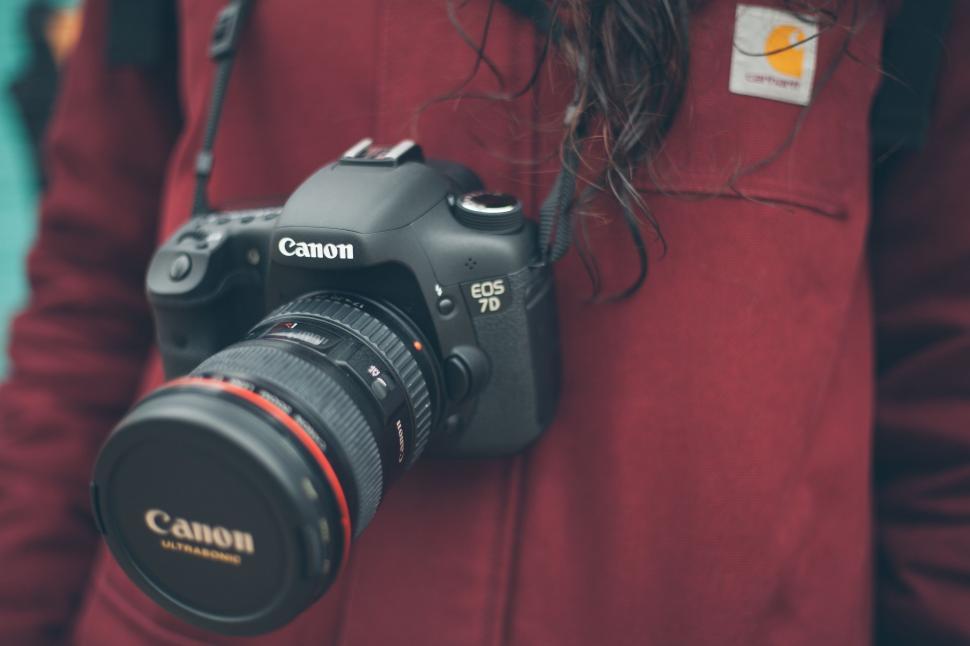 Free Image of Person Holding Camera 
