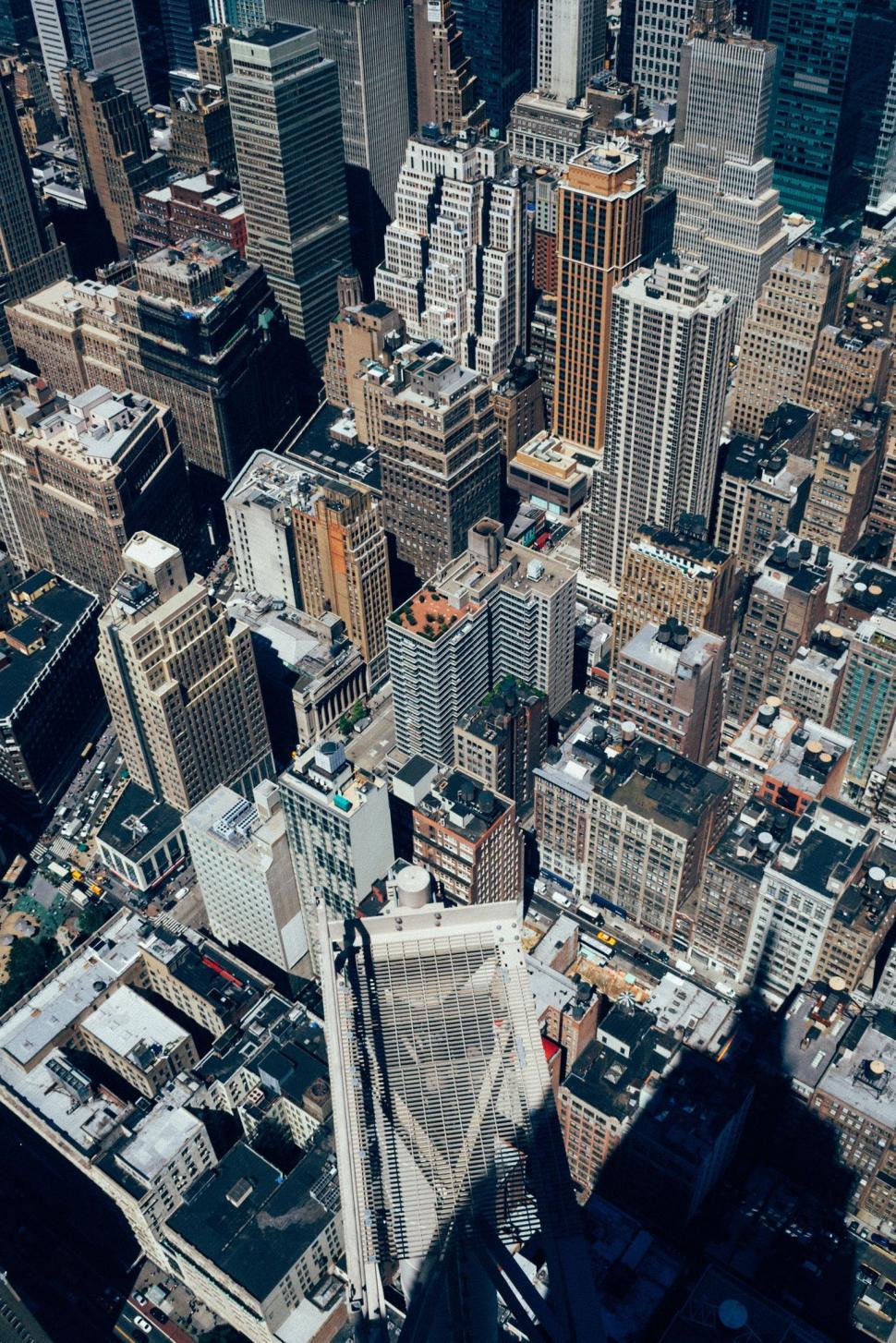 Free Image of Aerial View of a City With Tall Buildings 