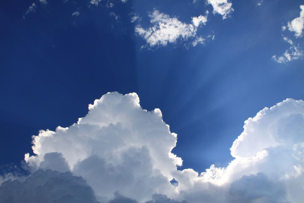 sky sun cloud heaven background, Stock image