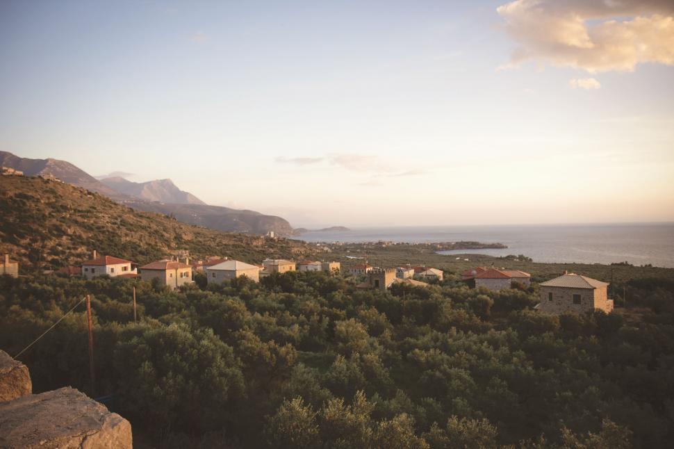 Free Image of Houses on Hillside in Residential Area 