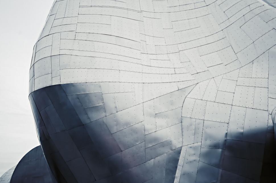 Free Image of Historic Building Facade in Black and White 