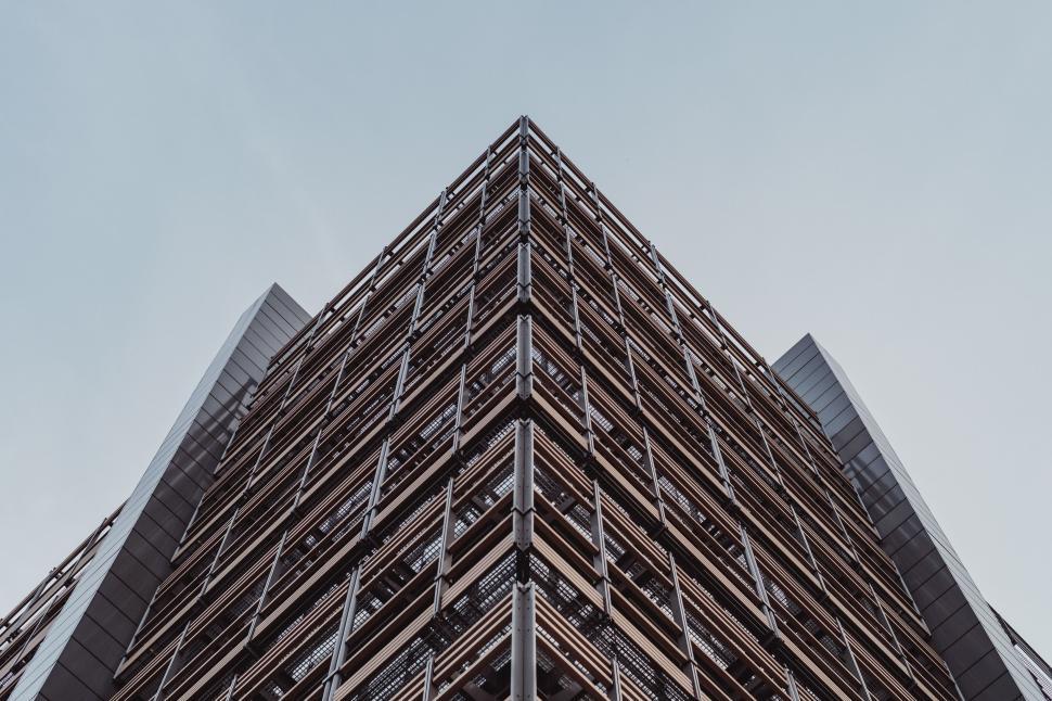 Free Image of Tall Building With Many Windows 