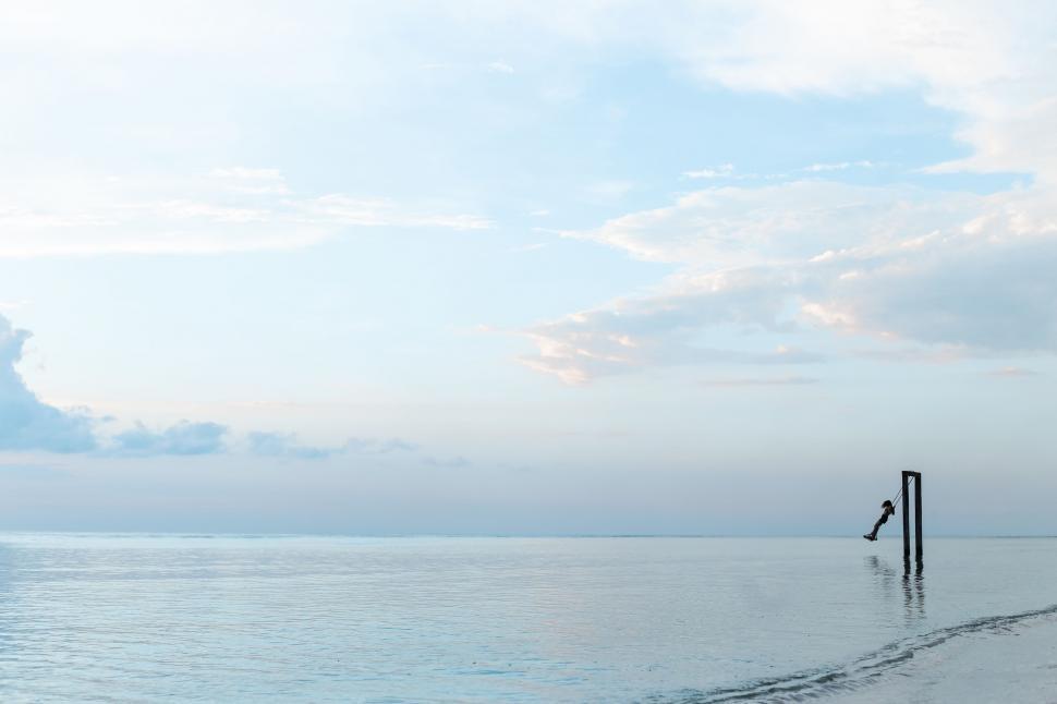 Free Stock Photo of Boat Sailing in Distant Waters Download Free