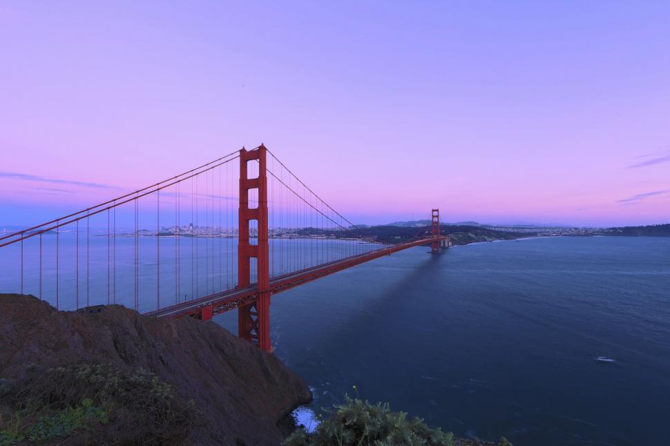 Free Image of The Iconic Golden Gate Bridge in San Francisco, California 