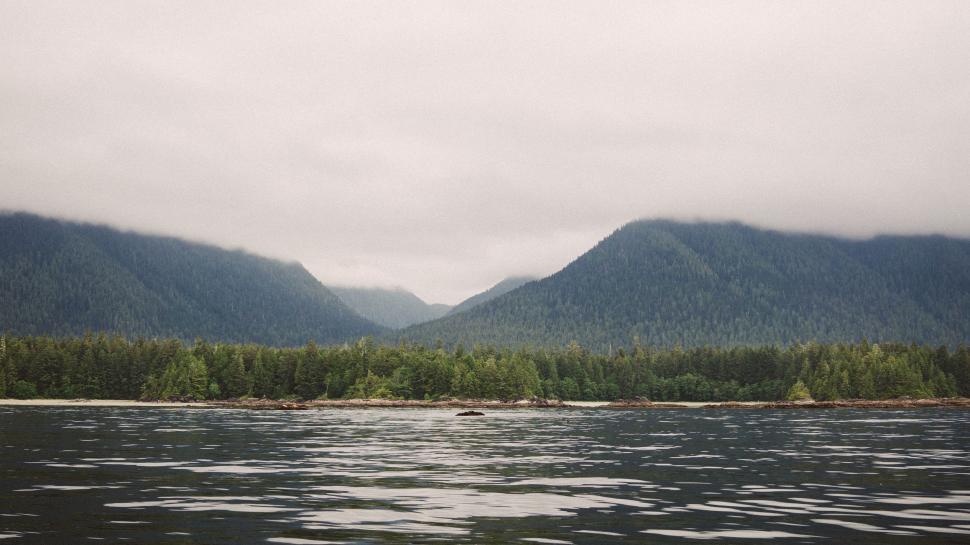 Free Image of Majestic Mountains Overlooking Lake 