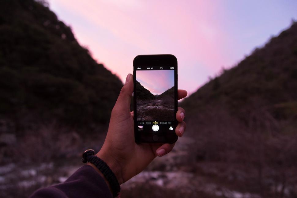 Free Image of Person Taking a Picture With a Cell Phone 