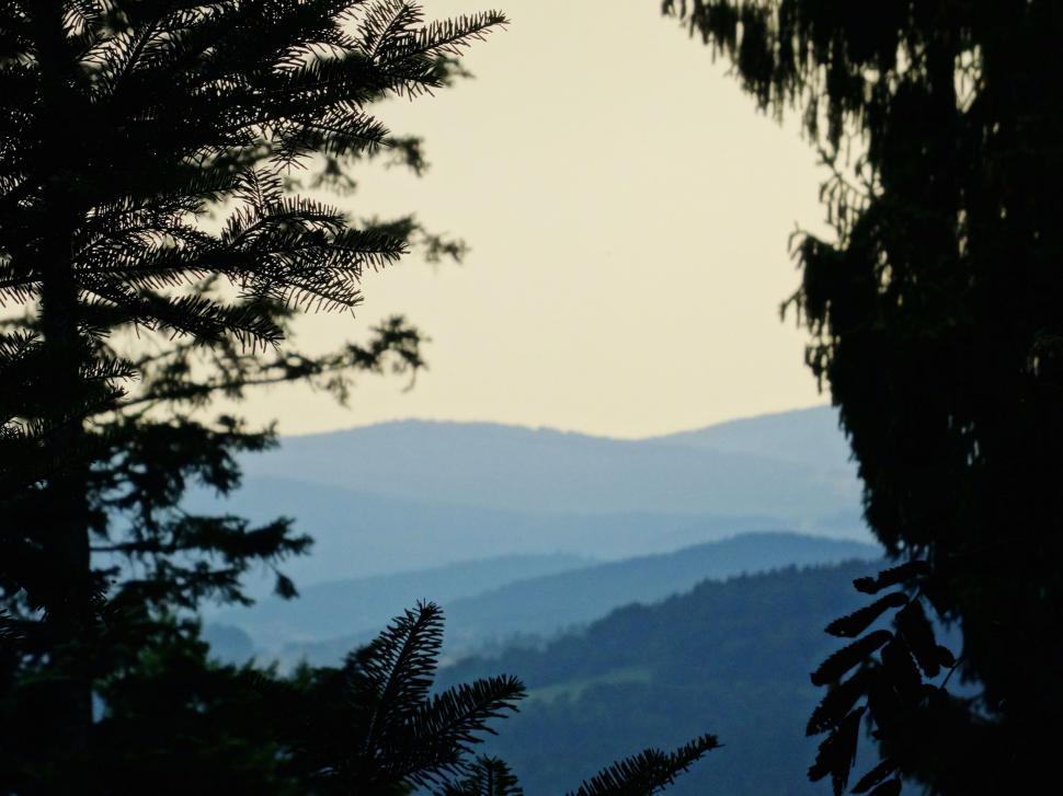 Free Image of Distant View of the Majestic Mountains 