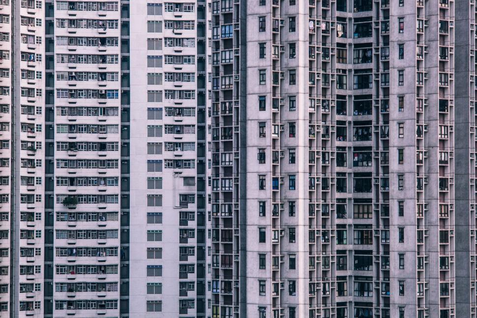 Free Stock Photo of Cluster of Tall Buildings in Urban Landscape ...