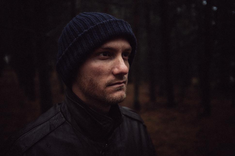 Free Image of Man in Black Jacket and Hat 