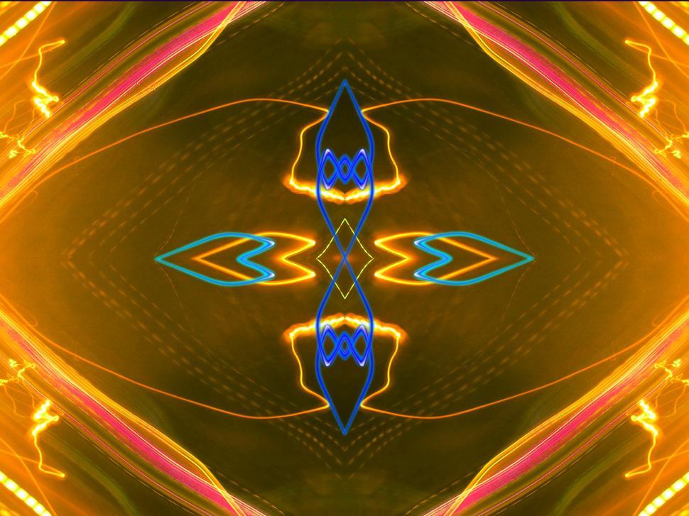 Free Image of Fire trails pattern  