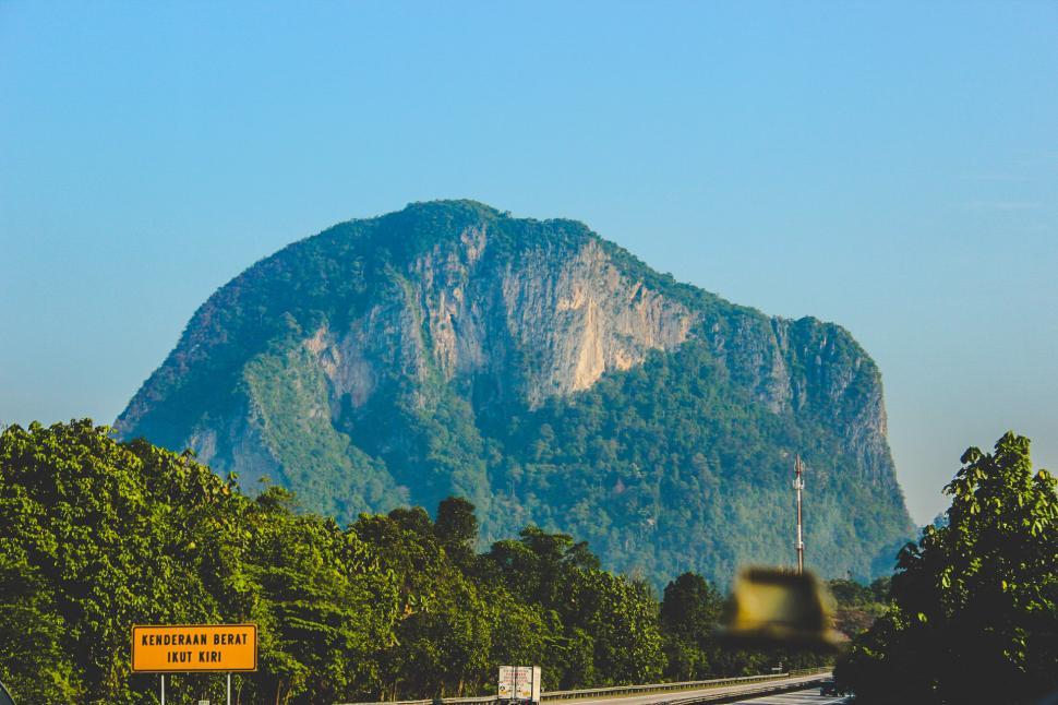 Free Image of Road Leading to Mountain Terrain 