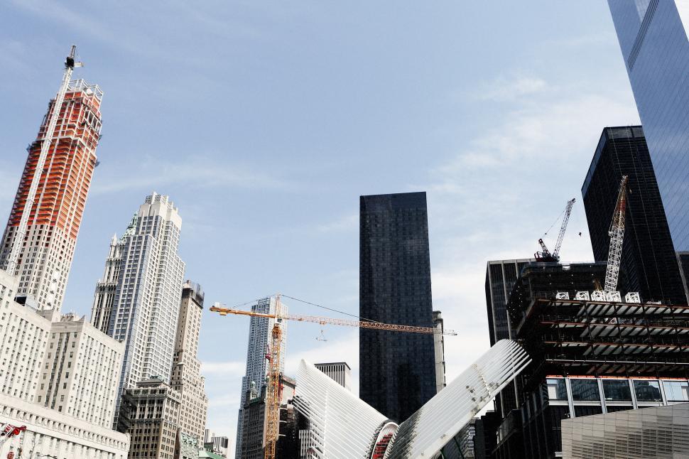 Free Image of Construction Site in the Middle of a City 