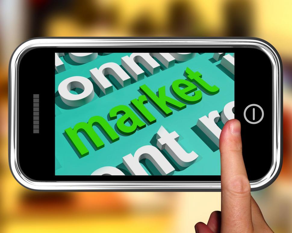 Free Image of Market In Word Cloud Means Marketing Advertising Sales 