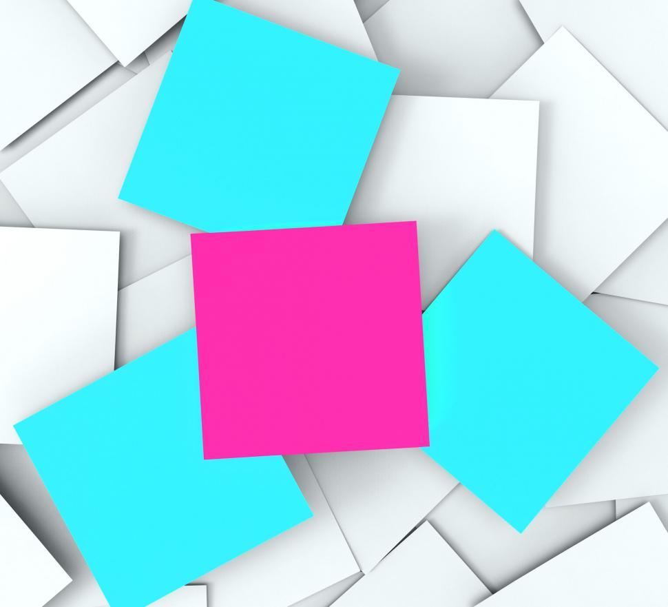 Free Stock Photo of Blank Messages Shows Copyspace To Do And Note ... image.