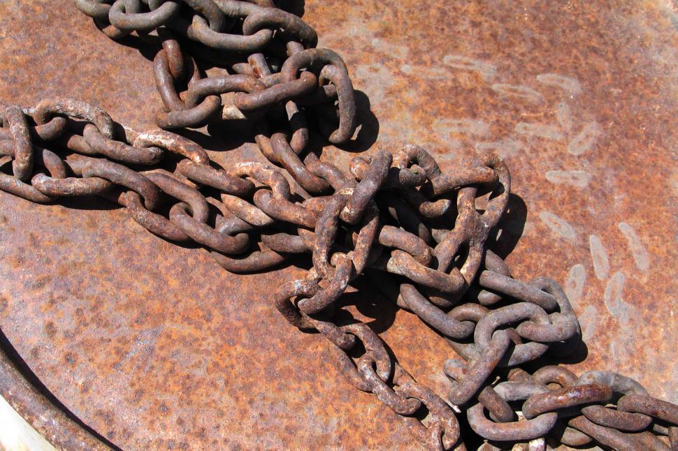 Free Stock Photo of Rusty Metal Object With Chains | Download Free ...