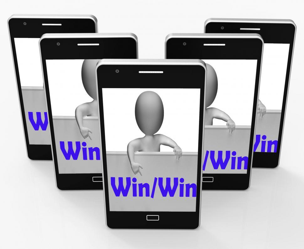 Free Image of Win Win Sign Means Positive Outcome For Both Parties 