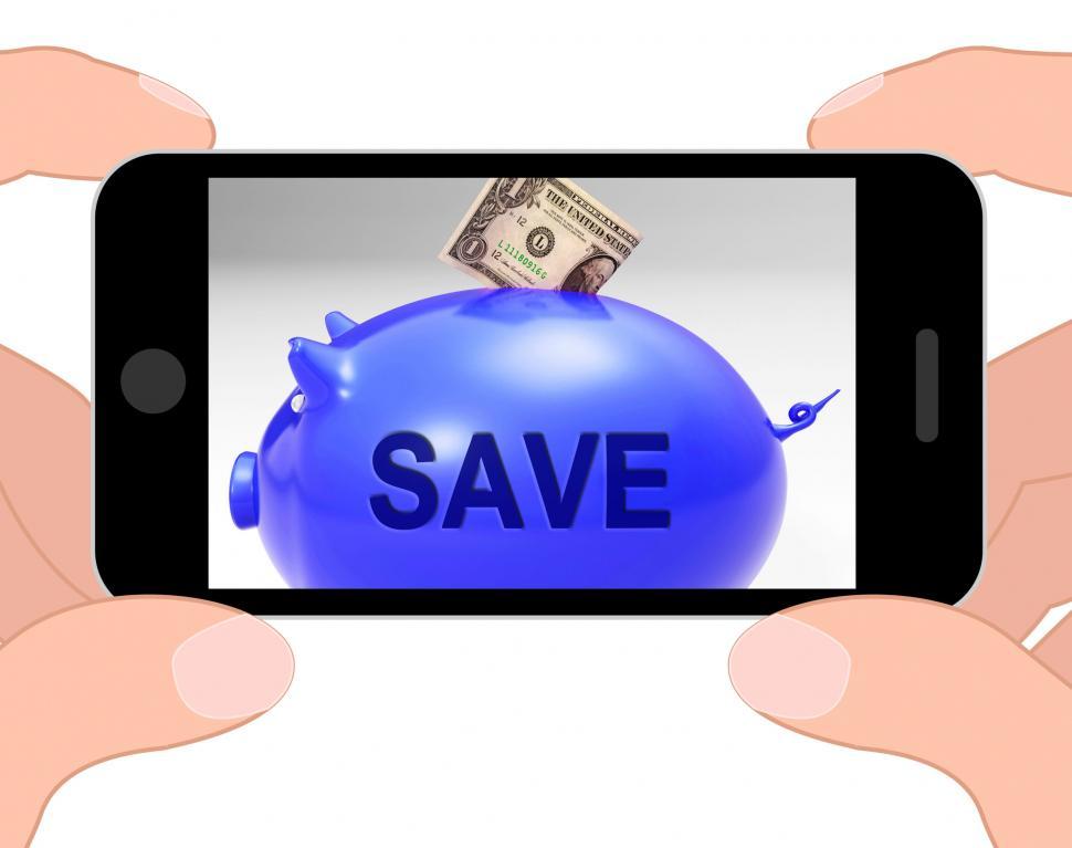 Free Image of Save Piggy Bank Displays Clearance Goods And Specials 