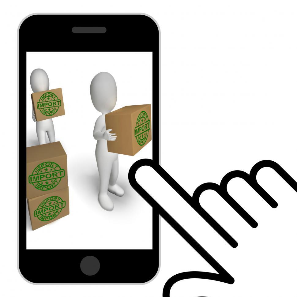 Free Image of Import Boxes Displays Importing Goods and Merchandise 