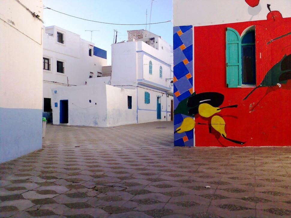 Free Image of Assilah Mural 