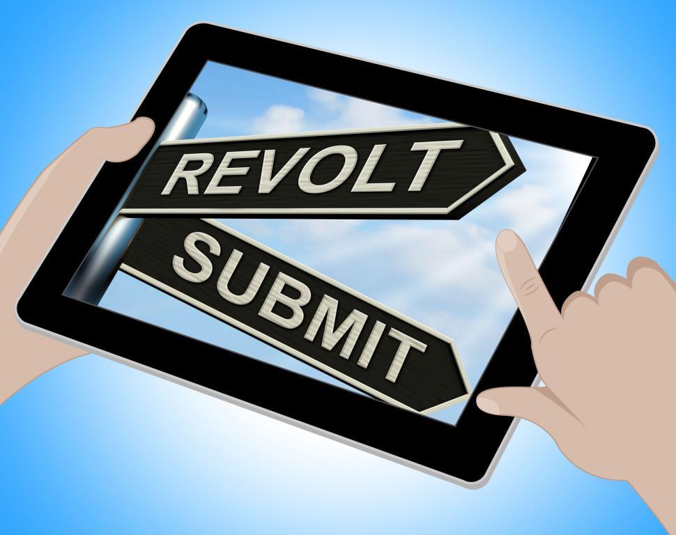 free-stock-photo-of-revolt-submit-tablet-means-rebellion-or-acceptance