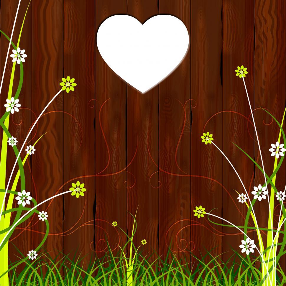 Free Image of Copyspace Heart Shows Valentine Day And Blank 