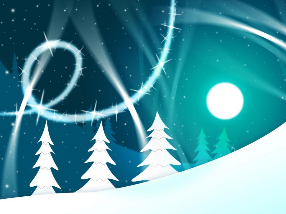 Free Image of Xmas Tree Means Merry Christmas And Holiday 