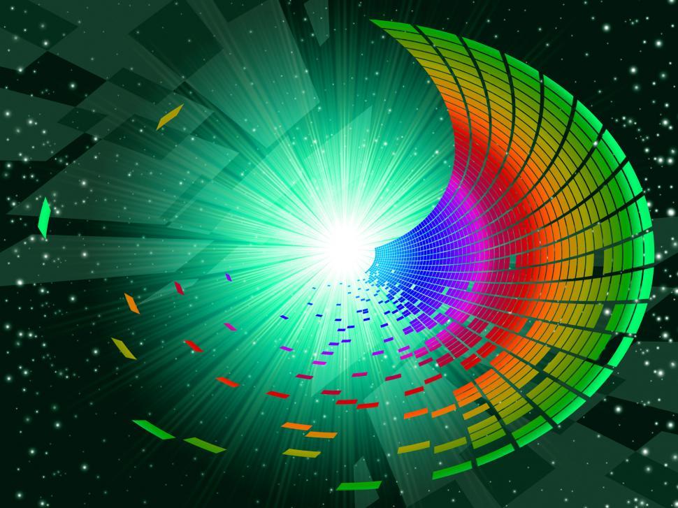 Free Image of Tunnel Colourful Shows Deep Space And Astronomy 