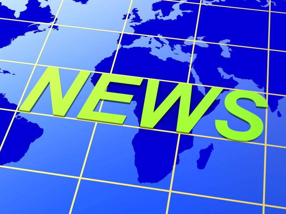 Free Image of News World Means Earth Newsletter And Globalise 