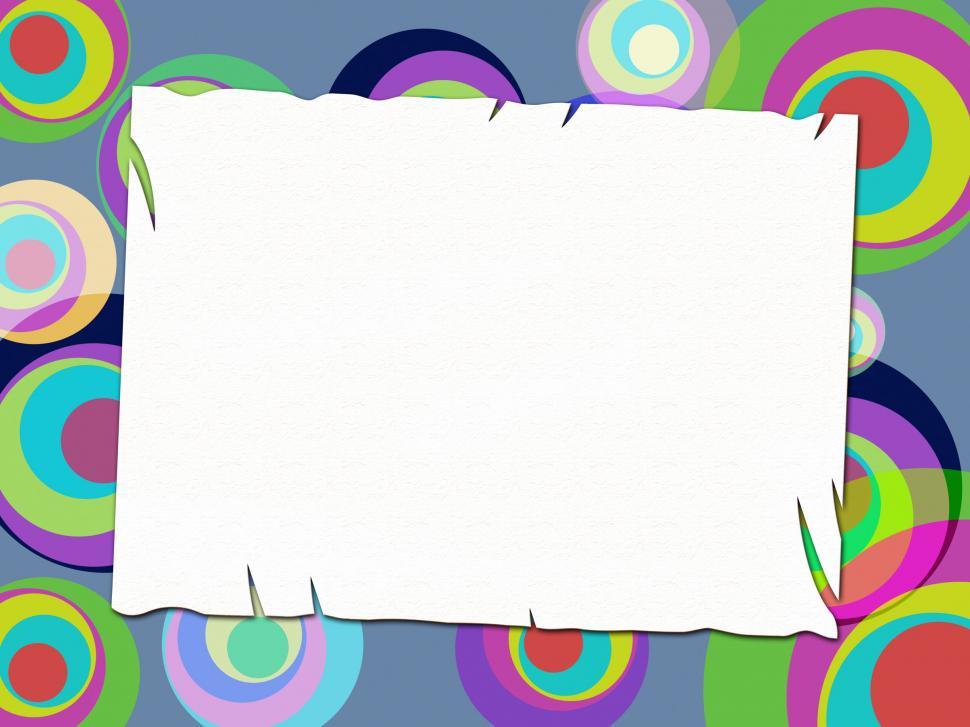 Free Image of Copyspace Circles Represents Colorful Multicoloured And Vibrant 