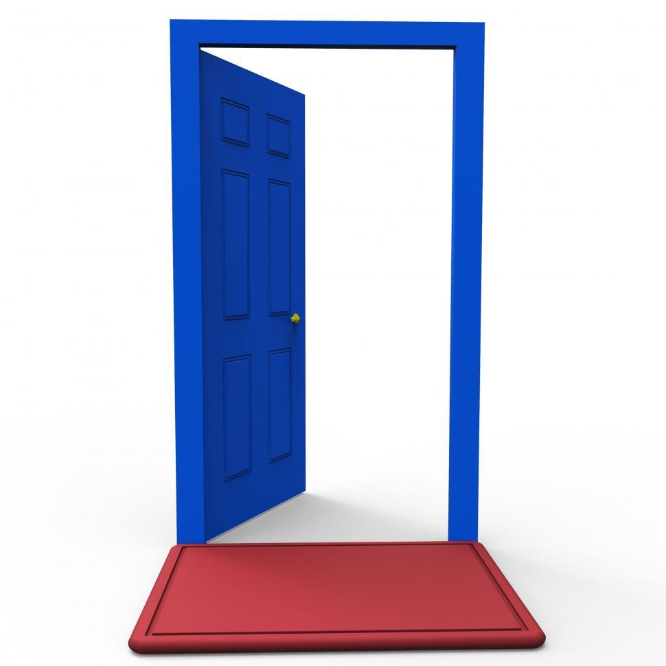 Free Stock Photo of Doorway House Shows Habitation Homes And