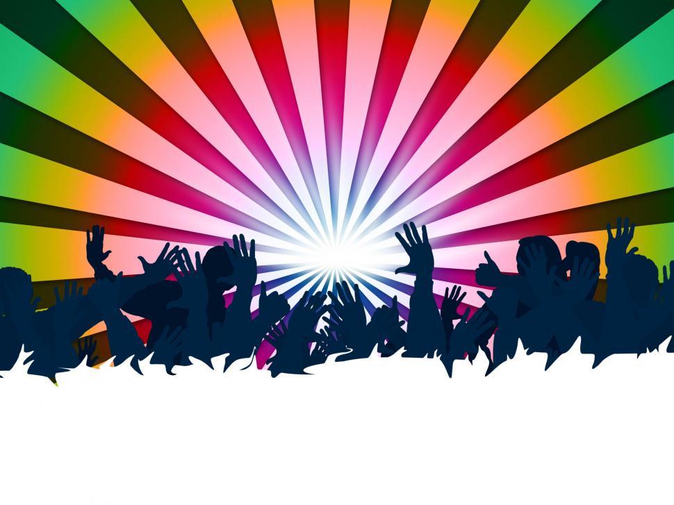 Free Image of Festival Audience Represents Group Of People And Entertainment 