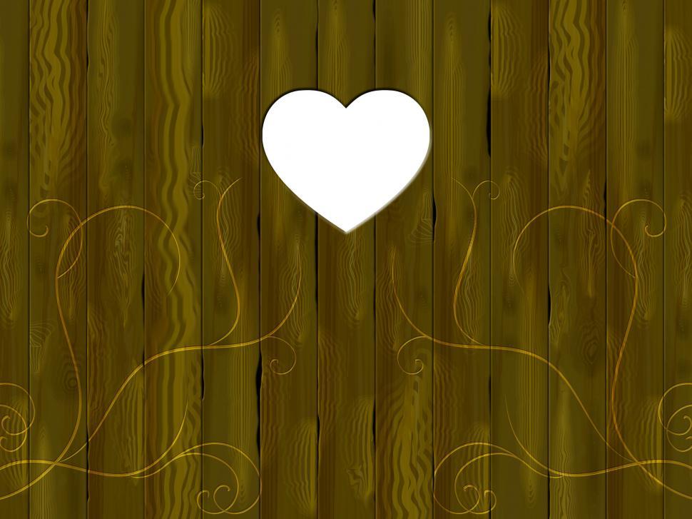 Free Image of Heart Copyspace Means Valentines Day And Affection 