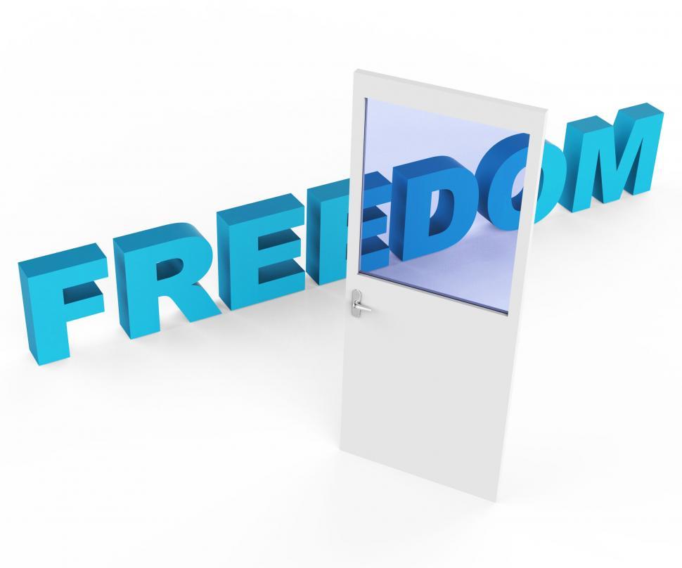 Free Stock Photo of Door Freedom Represents Get Away And Doorways