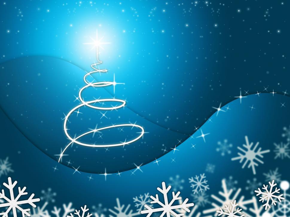 Free Image of Xmas Tree Represents New Year And Backdrop 