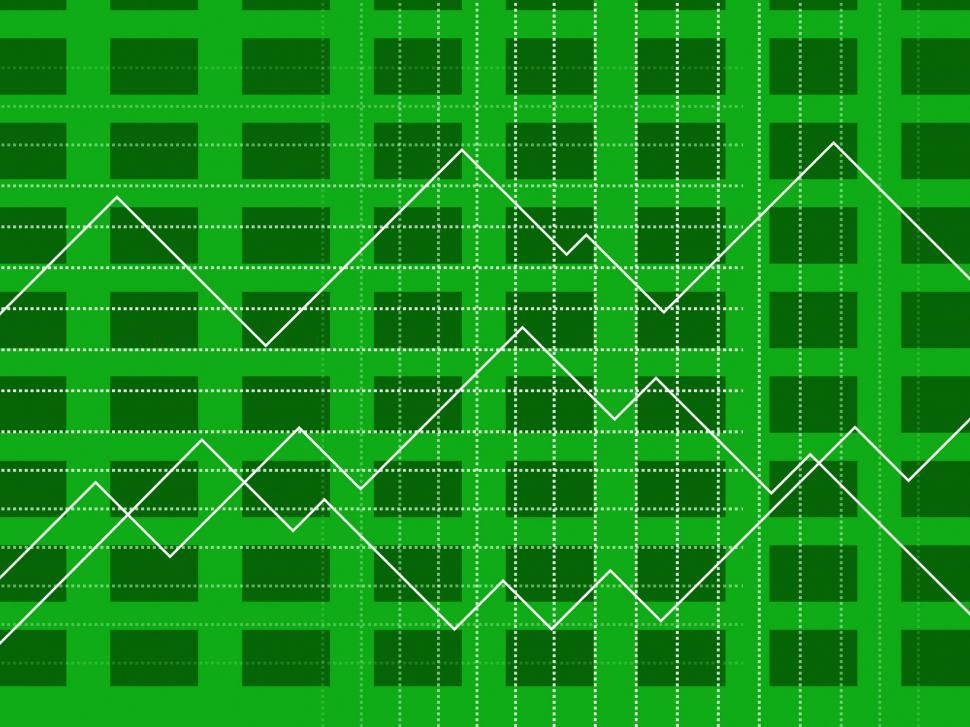 Free Stock Photo of Line Graph Shows Graphic Diagram And Financial ...