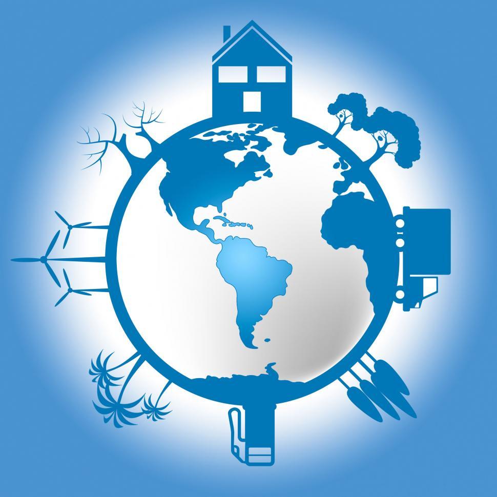 Free Image of World Eco Indicates Go Green And Conservation 