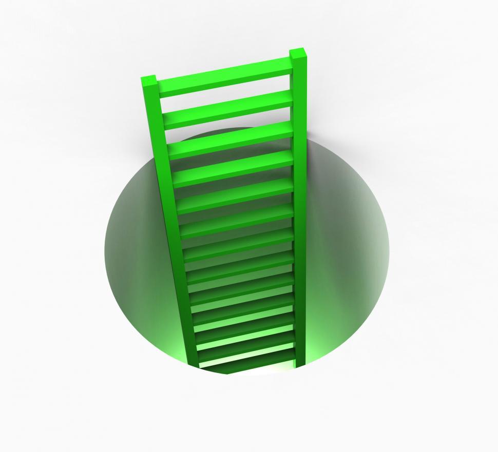 Free Image of Ladder Freedom Means Break Out And Escape 