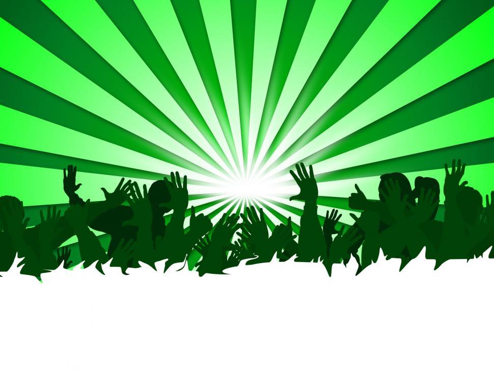 Free Image of Concert Audience Represents Group Of People And Spectator 