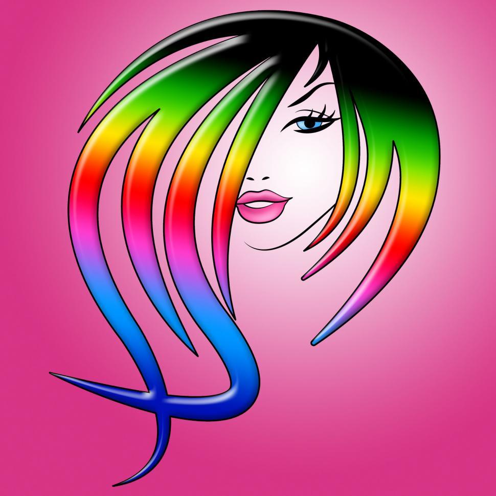 Free Image of Hair Color Indicates Young Woman And Attractiveness 