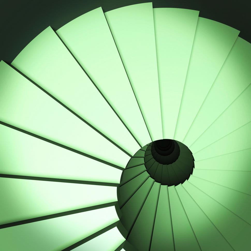 Free Image of Stairs Down Represents Ascending Upstairs And Upwards 