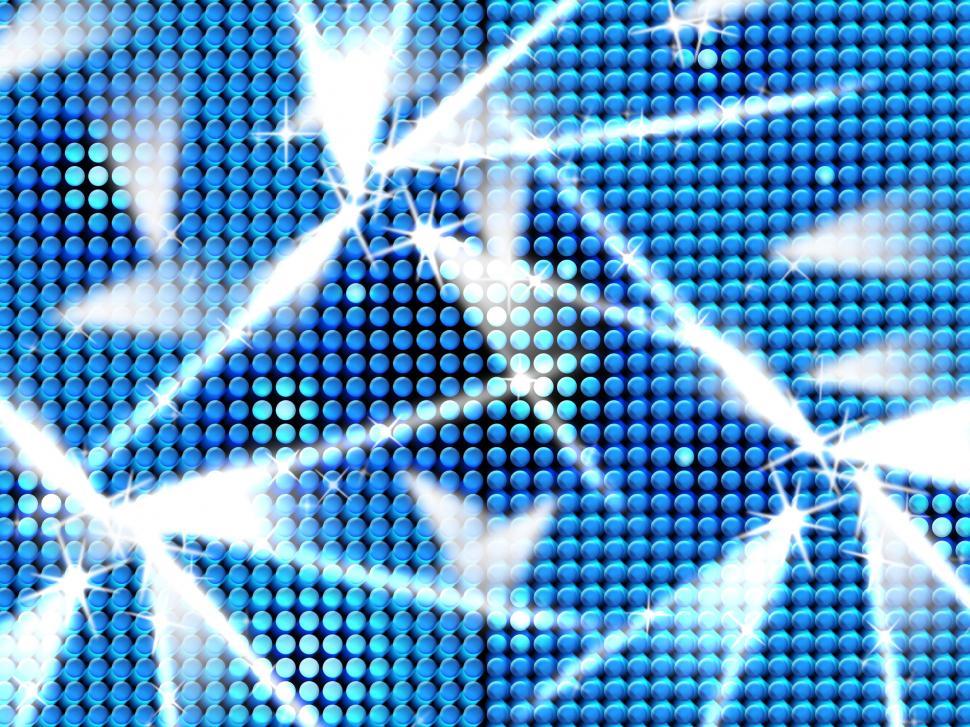 Free Image of Blue Spotlight Indicates Stage Lights And Beam 