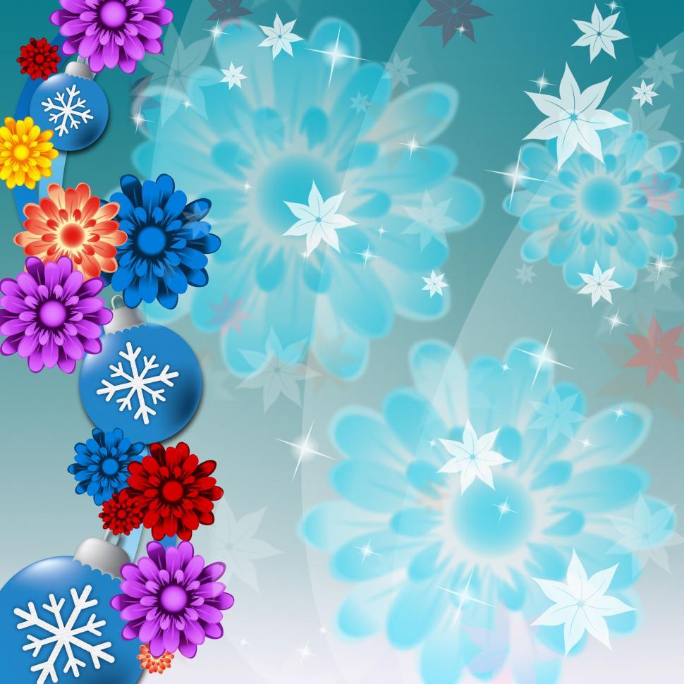 Free Image of Xmas Balls Shows Christmas Ornament And Backdrop 