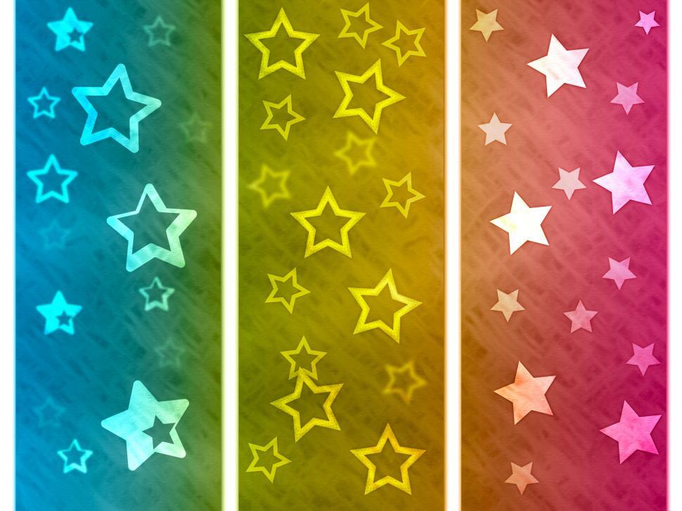 colorful star background wallpaper