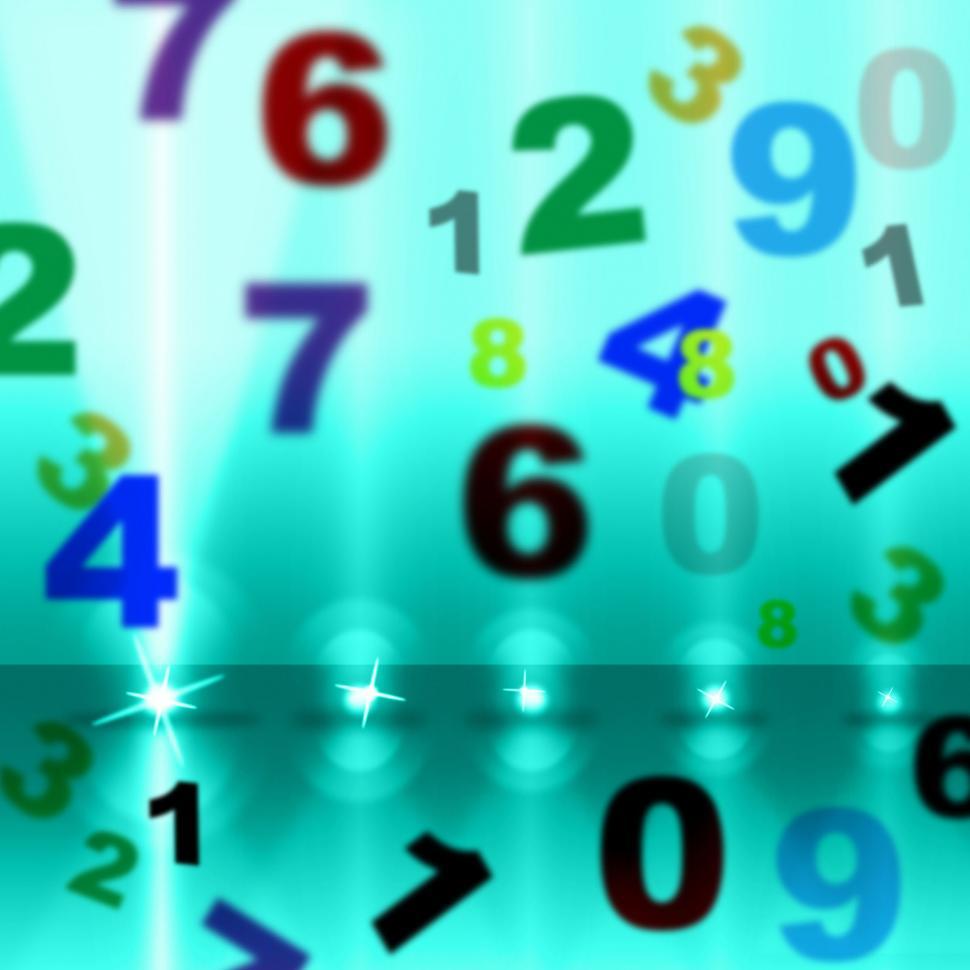 Free Image of Numbers Spotlight Means Stage Lights And College 