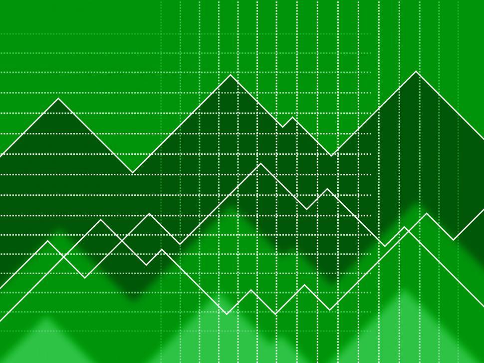 Free Stock Photo of Green Spikes Background Means Grid Zigzags And Data |  Download Free Images and Free Illustrations