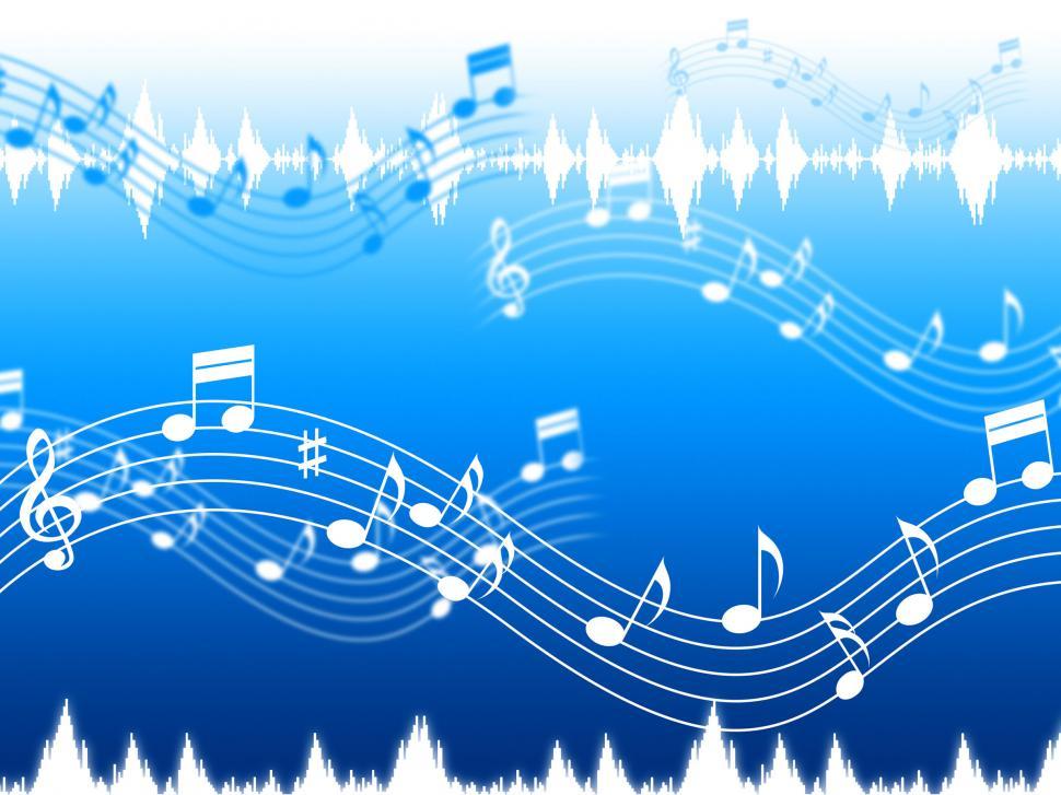 Free Stock Photo of Blue Music Background Means Soul Jazz Or Blues ...