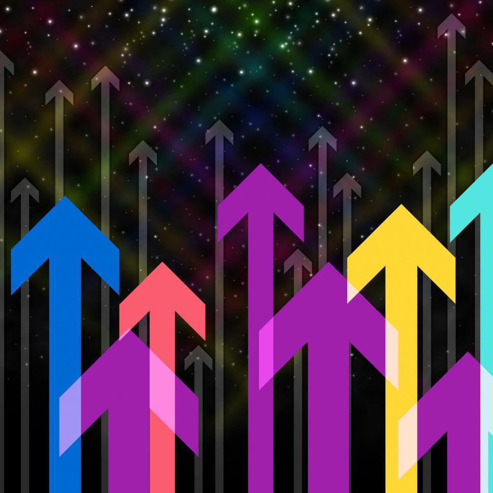 Free Image of Sky Arrows Background Means Upwards Growth And Direction  