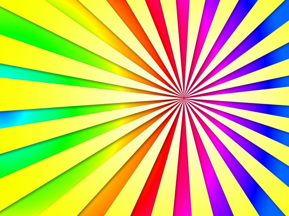 Free Stock Photo of Colourful Dizzy Striped Tunnel Background Shows ...